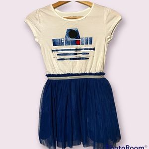 Disney Parks Girls R2-D2 tutu dress size M (7/8)